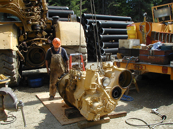 John Lasher w/657 transmission  Keechelus Dam