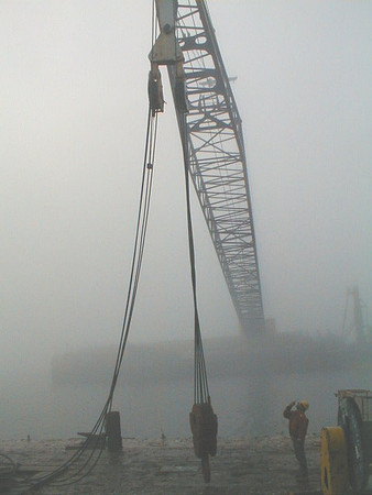 Working in the Fog  Ocean City, NJ