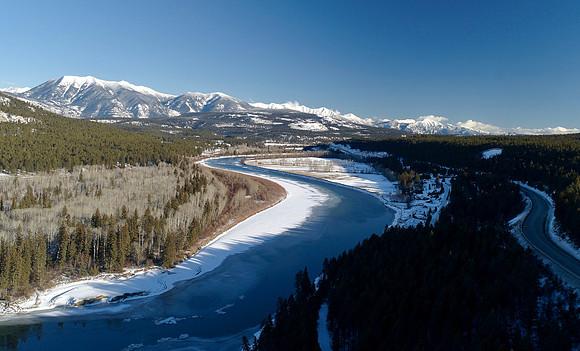 Kootenay River near Wardner, BC