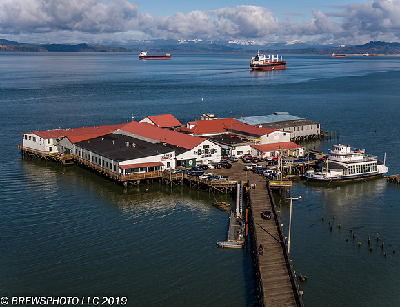 Pier 39 on the Columbia River at Astoria