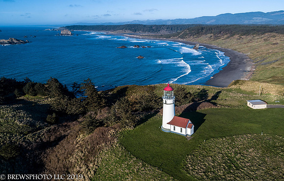 Lighthouse on Southern Oregon Coast