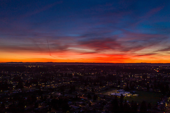 Sunset in the Hood