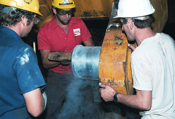 Rebushing the Demag Boom
