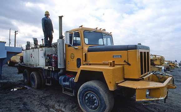 Don G. on the Lube Truck