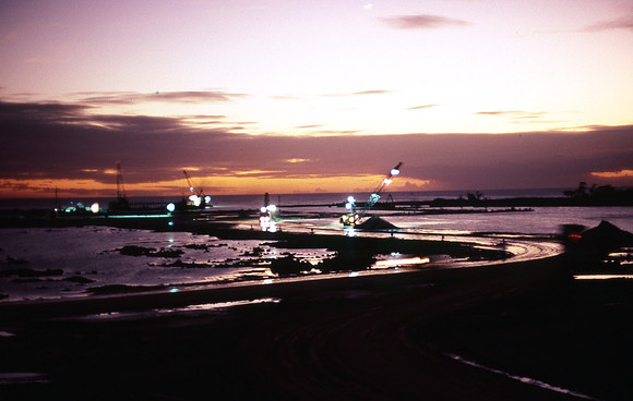 Working into the night