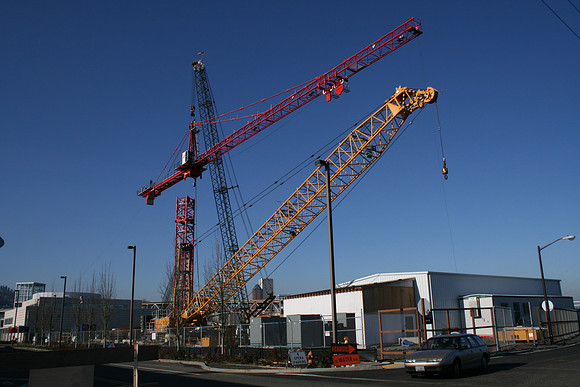Potain 560B assembly @ Opera Site